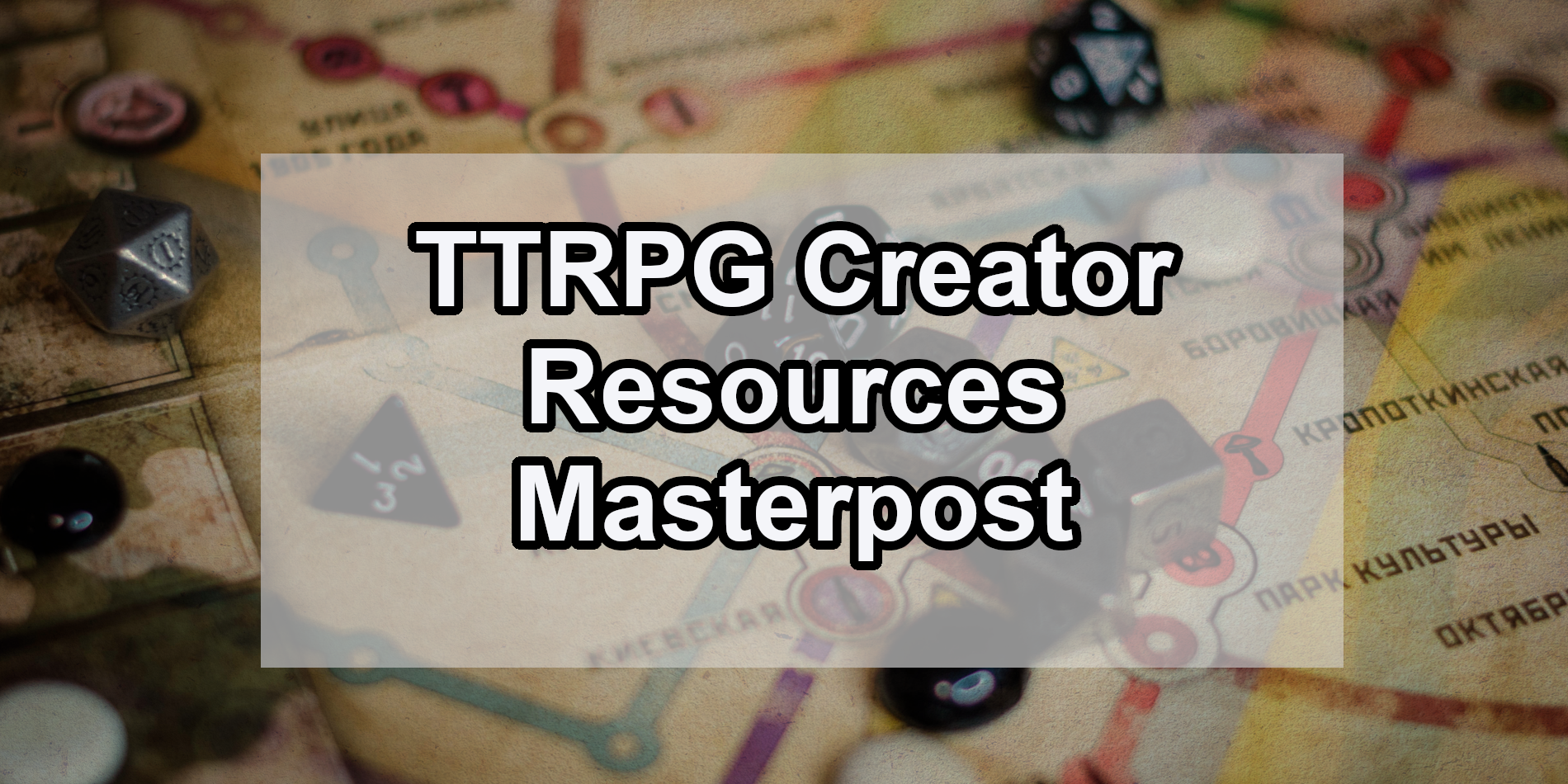 TTRPG Creator Resources Master Post