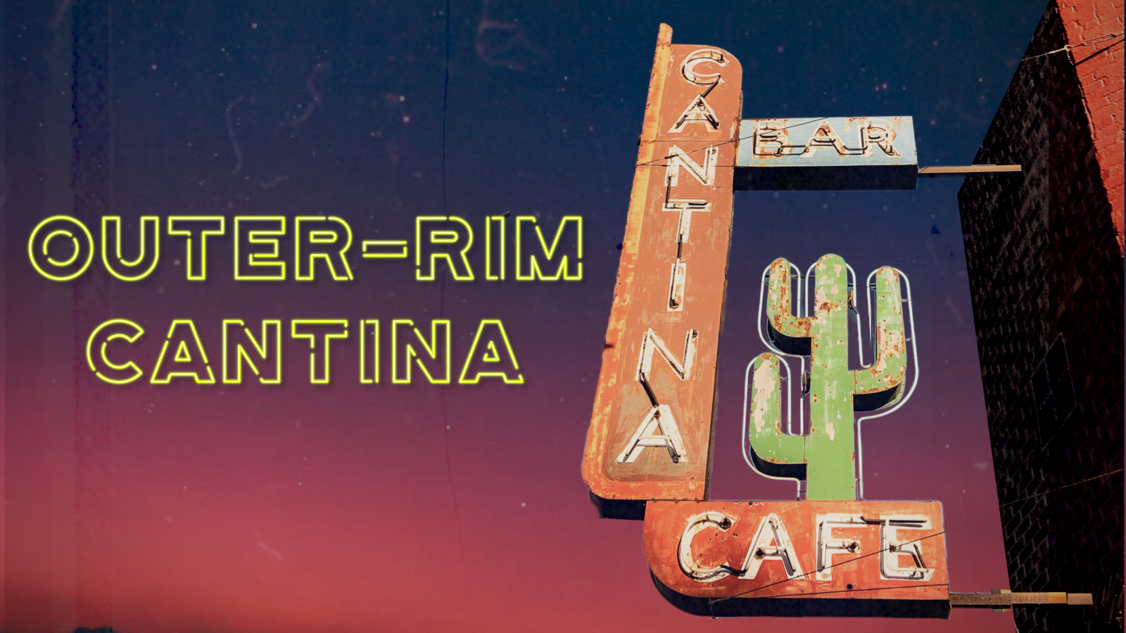 Outer Rim Cantina Banner